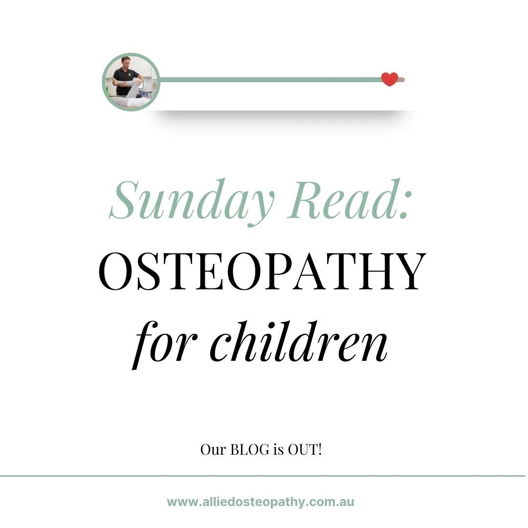 Osteopathy for children an overview